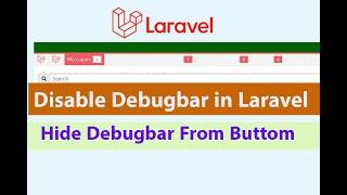 How to Disable Laravel Debugger  #laravel #debugbar