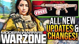 WARZONE New UPDATE PATCH NOTES & GAMEPLAY CHANGES FREE REWARDS Aftermarket Update & More