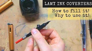 How and Why to Use a LAMY Ink Fountain Pen Converter  LAMY Safari and Al Star