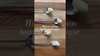 How to perfectly cream  butter and sugar #baking #cookies #foodscience