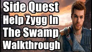 Star Wars Jedi Survivor - Side Quest Help Zygg In The Swamp Walkthrough