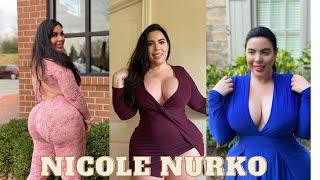 Nicole Nurko Plus size Model instagram star Tiktok Star Bio & Wiki #curvymodel #instamodel