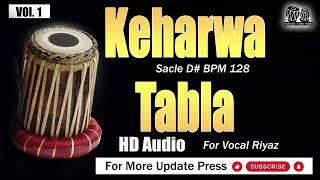 Keharwa Tabla Loops BPM 128 Scale D# Taal Mala Tabla Studio