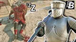 Caught Sleeping on the Job Mordhau Pole Axe Gameplay - Full Match Chill Commentary