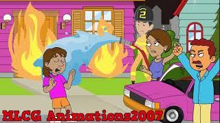 Dora brings fireworks to his house for 4th July burns the house and gets grounded BIG TIME