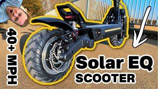 Solar EQ Electric Scooter Its Ridiculous