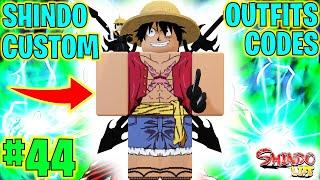 ⭐NEW SHINDO LIFE ONE PIECE CUSTOM OUTFITS CODES #44⭐