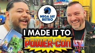 Mega Jay Retro Power-Con 2023 - Day 1 Part-1 MOTU Super7 Cats Lair NECA Battle Toads Pixel Dan