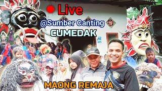 LIVE SUMBERCANTING DRUMBAND CAN MACANAN MAONG REMAJA HIBUR WARGA SUMBERCANTING