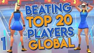 Tennis Clash Beating Top 20 Players Global Ranking Part 1