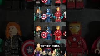 Marvel Cinematic Universe vs. LEGO Minifigures The Shocking Truth  #lego #legomarvel #mcushorts