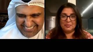 Farah Khan funny moments by talking ARABIC interview by Hamad Al Reyami