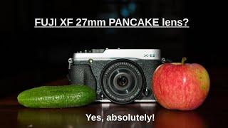 Fujinon XF 27mm F2.8 a sharp and tiny pancake lens for the X-mount