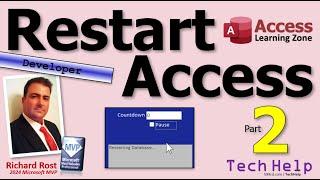 How to Restart Your Microsoft Access Database at Regular Intervals Hourly Daily etc. Part 2