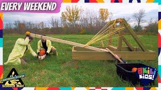 Science Max Experiments At Large  Pumpkins And Catapults  Akili Kids