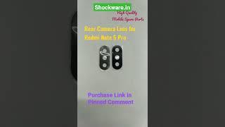 BUY Shockware Rear Camera Lens Glass for Redmi Note 5 Pro  Used to replace broken rear camera lens