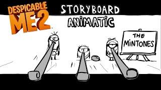 Despicable Me 2 Storyboard Animatic  Ending credits with Minions