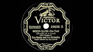 1934 Don Bestor - Moonglow Joy Lynne vocal