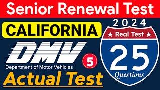 California DMV Written Test 2024  DMV Senior Written Test 2024 California #cadmv