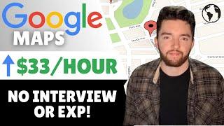 ⬆️$33HOUR No Interview No Experience Work From Home Google Maps Jobs Worldwide