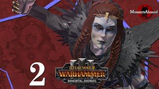 Total War Warhammer 3 Immortal Empires - Host of the Ravenqueen Mhorriníon the Murder-Queen #2
