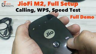 Jio Fi M2  Full Setup Demo  Jio Fi 2 Calling Feature  WPS Use  Speed Test  All you need to know