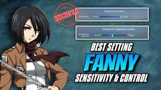 BEST FANNY SENSITIVITY SETTING  FANNY SETTING CONTROL 2024 - MLBB - Mobile Legends  NEW PATCH 