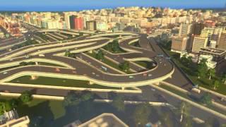 Cities Skylines  Forked Windmill v1.2 Highway Intersection