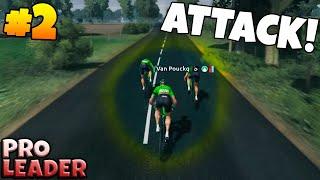 THE GREEN TEAM ATTACKS - Pro Leader #2  Tour De France 2023 Game PS4PS5 TDF Gameplay Ep 2