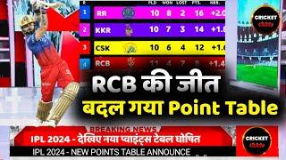 IPL 2024 Points Table Today - Points Table IPL 2024  After RCB Win Vs GT Before CSK Vs Pbks Match