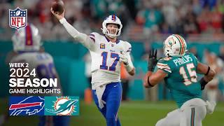 Buffalo Bills vs. Miami Dolphins Game Highlights  NFL 2024 Week 2