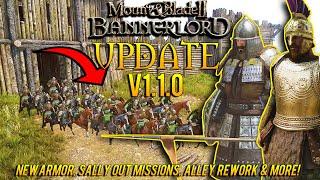 BIG Mount & Blade 2 Bannerlord Update - Patch 1.1.0 RUNDOWN Ambush Missions Alley Rework & MORE