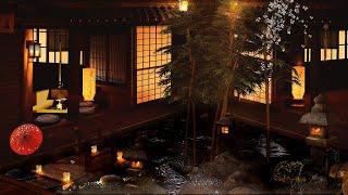 Relaxing Japanese Zen Music - Japanese Indoor Garden - Water Sounds with  Song for Sleep Study