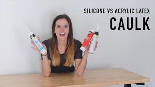 Silicone Vs Acrylic Latex Caulk  This or That DIY