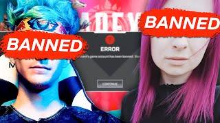 Streamers who were BANNED From Apex Legends