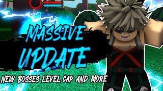 MASSIVE UPDATE NEW BOSSES NEW LEVEL CAP AND MORE Boku No Roblox Remastered  iBeMaine