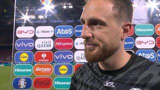 Jan Oblaks interview after the game vs England 25062024