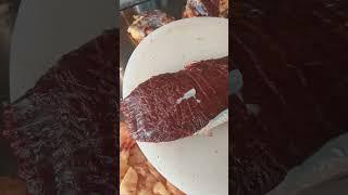 Wow Best Technique cutting beef #meat #steak #beef