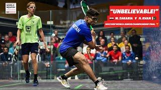 Unbelievable? Mohamed Zakaria v Hamza Khan - 2023 WSF World Junior Squash Championship Final