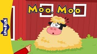 Moo Moo  Learning Songs  Little Fox  Animated Songs for Kids