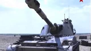 152-mm self-propelled howitzer Acacia 2S3 Akatsiya