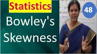 48. Bowleys Skewness from Statistics Subject