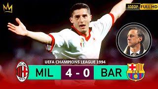 MILAN HUMILIATING JOHAN CRUYFFS BARCELONA IN THE 1994 UCL FINAL