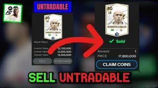 How To Sell or Use UNTRADABLE CARDS in FC Mobile  Mr. Believer