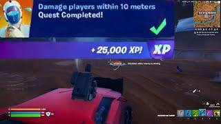 Damage player with 10 meters Fortnite