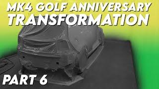 The Shell Gets Painted  COLOUR REVEAL  - MK4 Golf Anniversary Show Car Transformation Series
