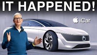 IT HAPPENED Tim Cook JUST REVEALED Apple Car