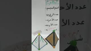 خصائص الهرم