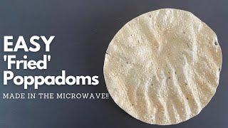 Microwave Papad  How to Cook Poppadoms  Microwave Poppadoms  How to Cook Papadums in Microwave