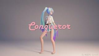 MMDC4DCloth Simulation & Realistic skin Conqueror - TDA Miku